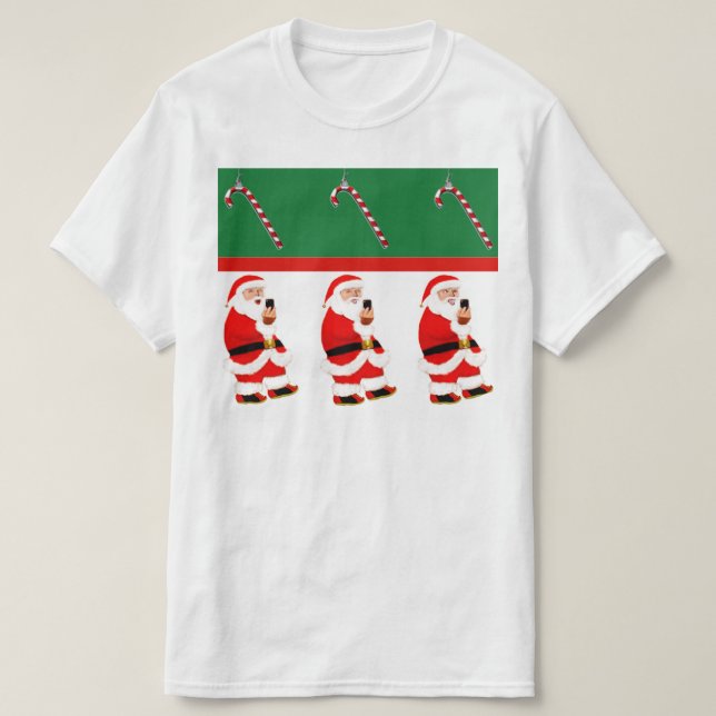 Lustig jul-Helgdag T Shirt (Design framsida)