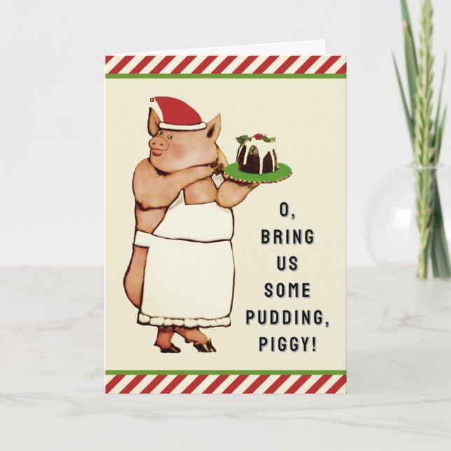 Lustig jul helgkort (Framsida)