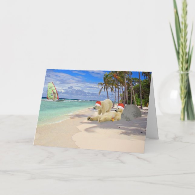 Lustig jul helgkort (Framsida)