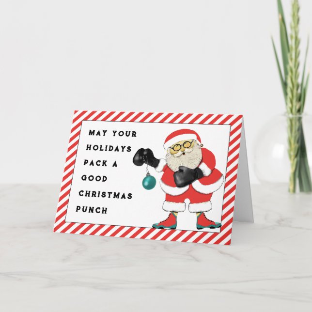 Lustig jul helgkort (Framsida)