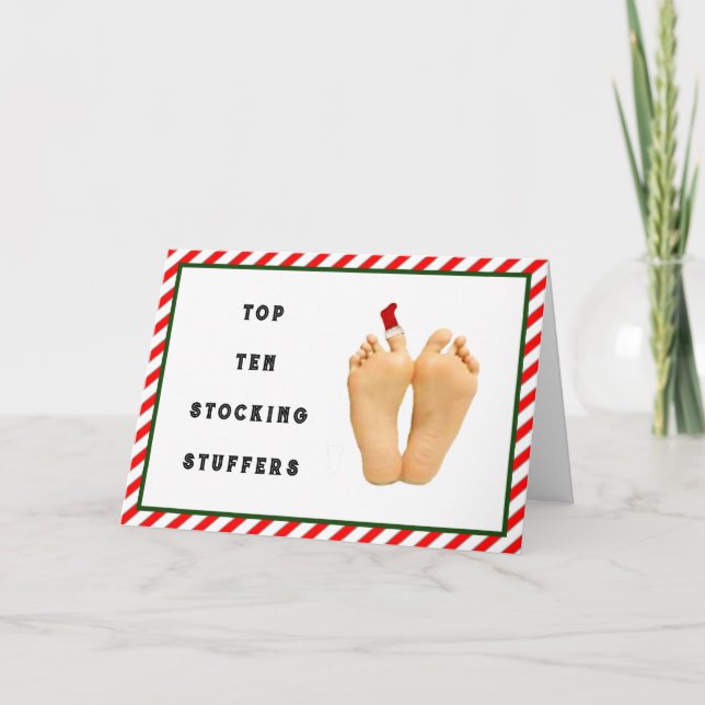 Lustig jul helgkort (Framsida)