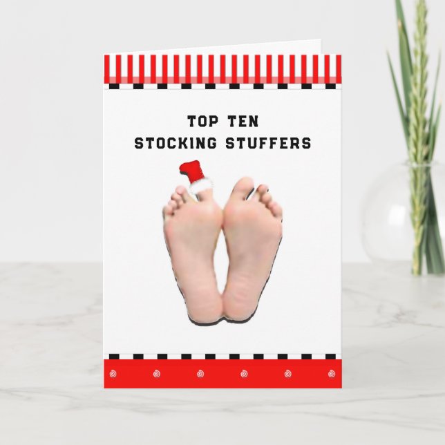 Lustig jul helgkort (Framsida)