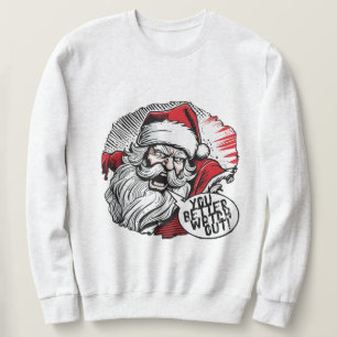 Lustig jul lång ärmad tröja
