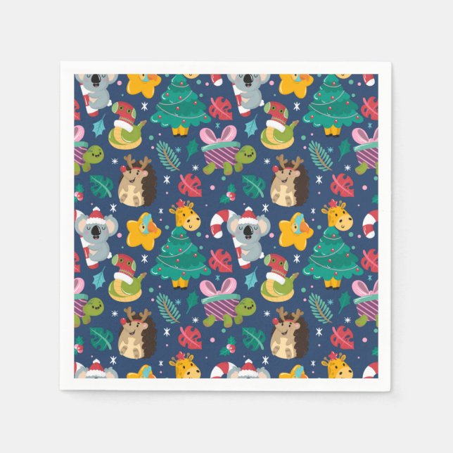 Lustig jul pappersservett (Framsidan)