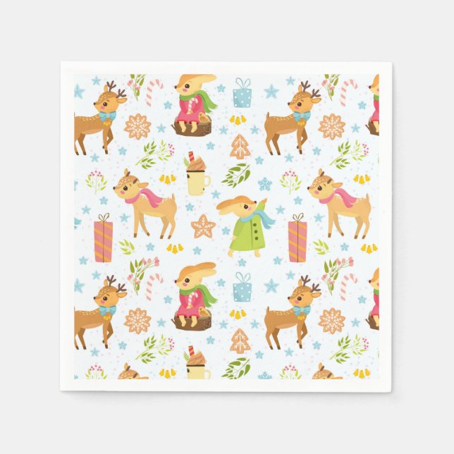 Lustig jul pappersservett (Framsidan)