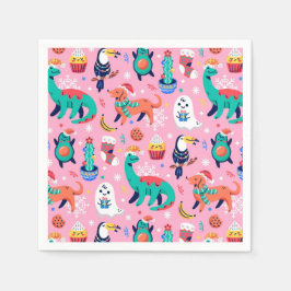 Lustig jul pappersservett