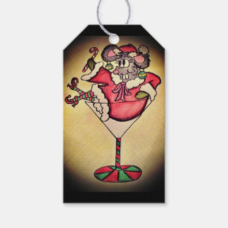 Lustig jul presentetikett