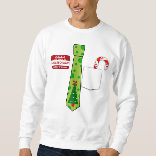 Lustig jul sweatshirt (Framsida)