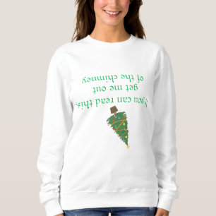 Lustig jul upp och ned fras t shirt