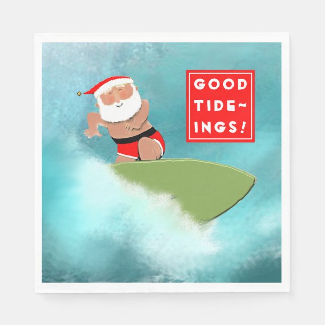 Lustig Julfest Pappersservett (Framsidan)