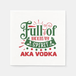 Lustig julvodka älskare party Napkins Pappersservett