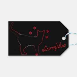 lustig kattkonst,söt konst katt,awesGift-Märkre Presentetikett