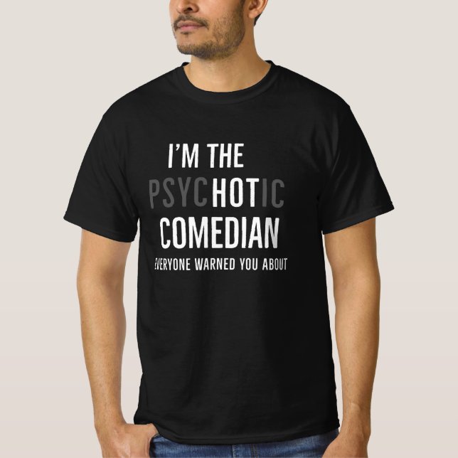 Lustig Komiker T Shirt (Framsida)