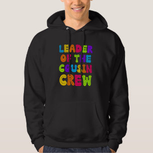 Lustig ledare för kusinpersonalens familjekusiner hoodie
