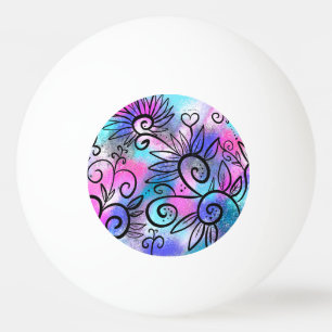 Lustig liten fågel pingisboll