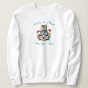 Lustig meditation Cat inspirationsinriktad, positi T Shirt