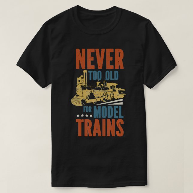 lustig modellmotorväg tåg t shirt (Design framsida)