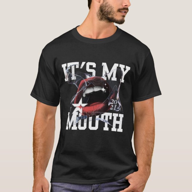 lustig mun t-shirt (Framsida)