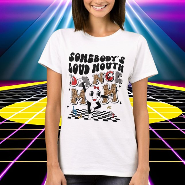 lustig munsdans Mamma ord art T Shirt (Skapare uppladdad)