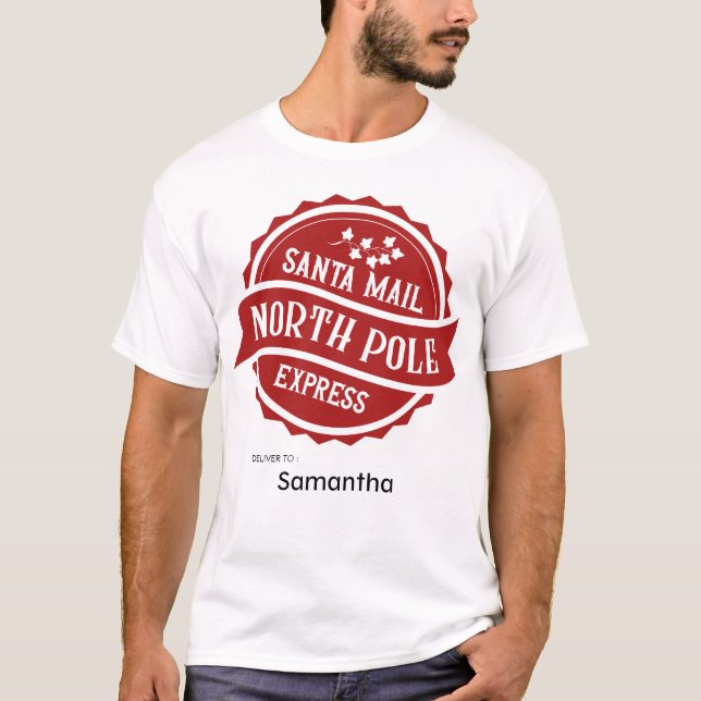Lustig nordpolermodern t shirt (Framsida)