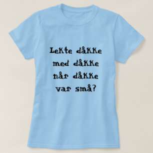 lustig norsk dom t-shirt
