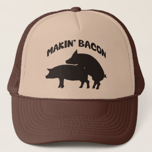 Lustig novelty bacon hat keps