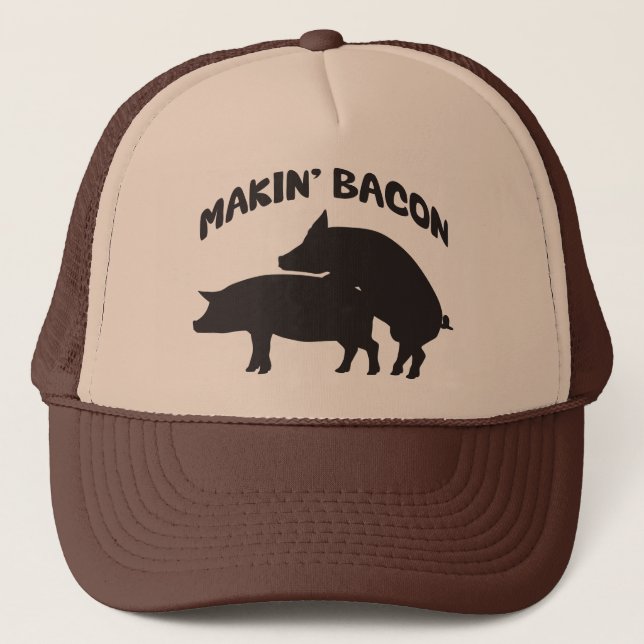 Lustig novelty bacon hat keps (Framsida)