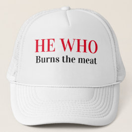 Lustig Novelty Baseball HE WHO BURNS KÖTT Keps