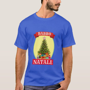Lustig Novelty jul BABBO NATALE T-Shirt