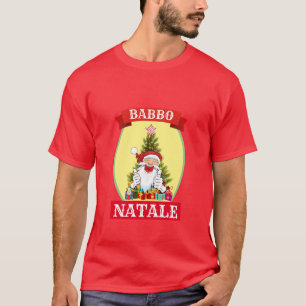 Lustig Novelty jul BABBO NATALE T-Shirt