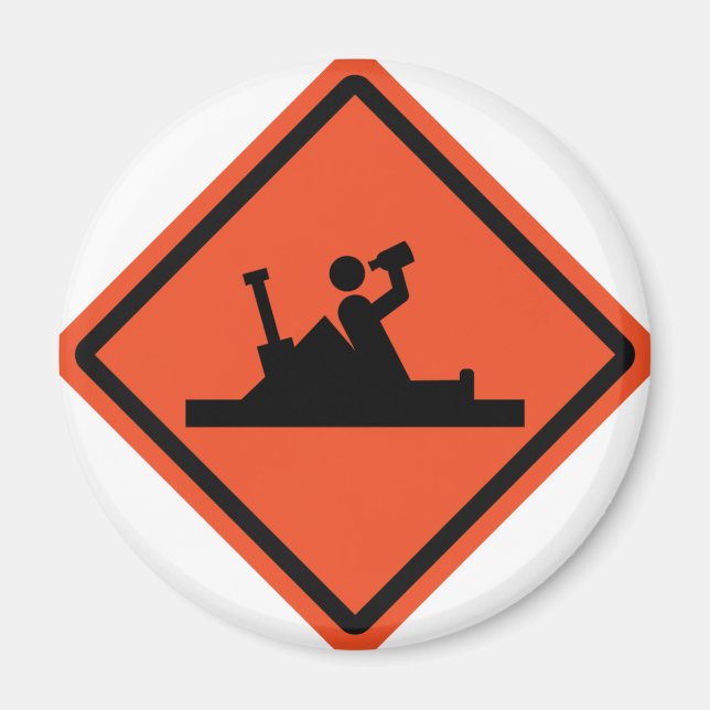 lustig öl magnet (Framsidan)