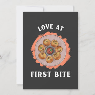 lustig pani puri gol gappa julkort