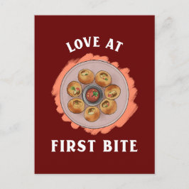 lustig pani puri gol gappa vykort