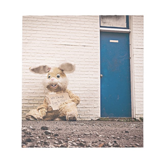 lustig påskhare anteckningsblock (Framsida)