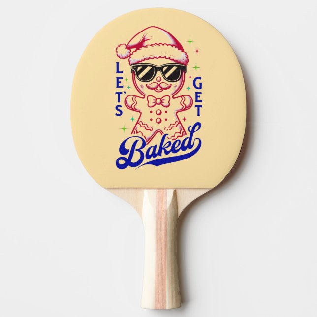 Lustig Pepparkaksgubbe - Låt oss Hämta bakad Pingisracket (Framsidan)