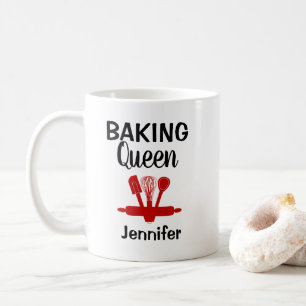 Lustig Personlig Baking Queen Kaffemugg