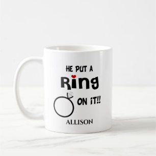 Lustig Personlig Han satte Ring på den Kaffemugg