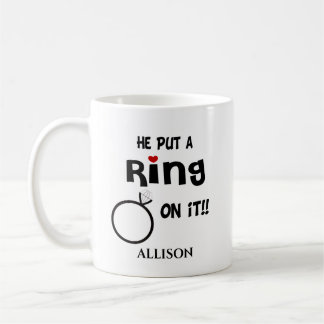 Lustig Personlig Han satte Ring på den Kaffemugg