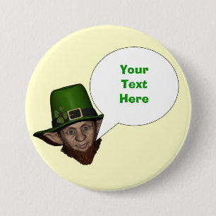 Lustig personlig Irish leprechaun Knapp