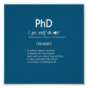 lustig phd-definition fototryck