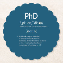 lustig phd-definition som skalats runt