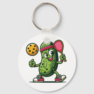 Lustig pickleball nyckelring