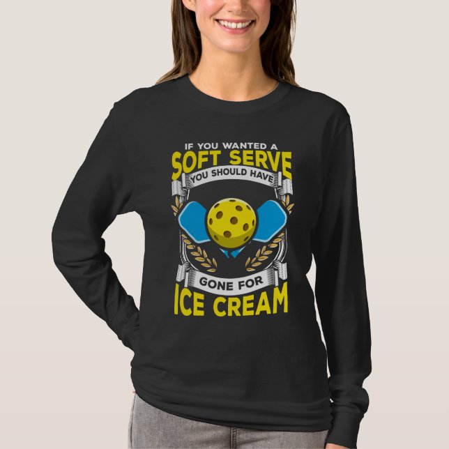 Lustig Pickleball Player  Sarcastic Sport T Shirt (Framsida)