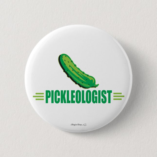 Lustig pickleolog knapp (Framsida)