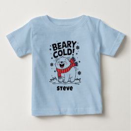 Lustig Polar Beary Kall jul T Shirt