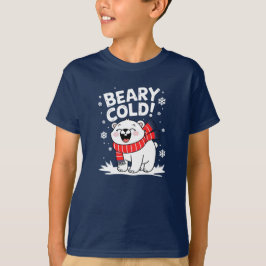 Lustig Polar Beary Kall jul T Shirt
