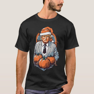 Lustig pooktrump Halloween-pumpa T Shirt