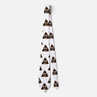 Lustig poop emoji herrkläder manar necktie-halsban slips