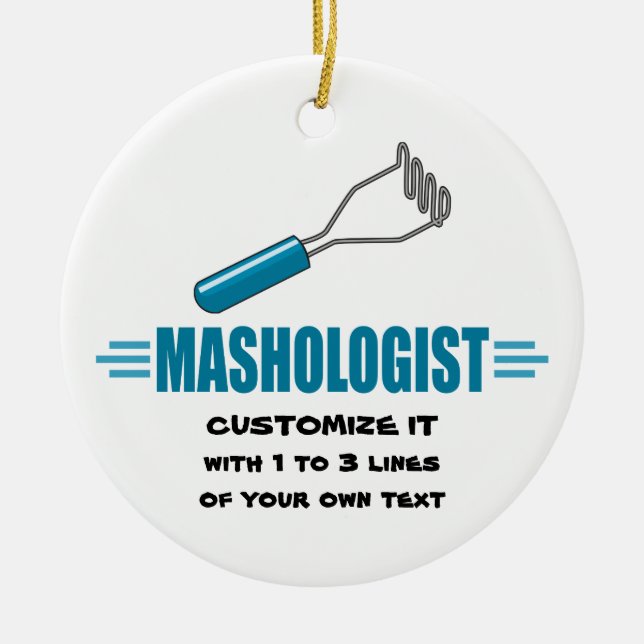 Lustig potatis julgransprydnad keramik (Framsidan)