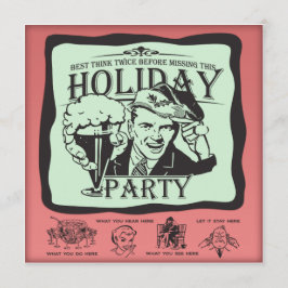 Lustig Retro-Julfest! Inbjudningar